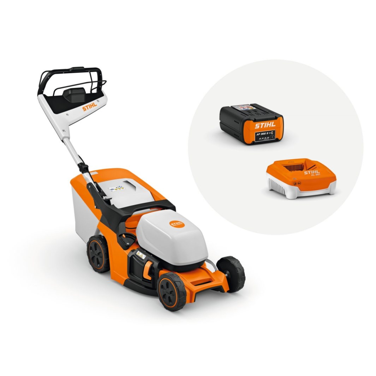 Stihl AkkuRasenmäher RMA 443 PV Set inkl. Akku AP 300 S und