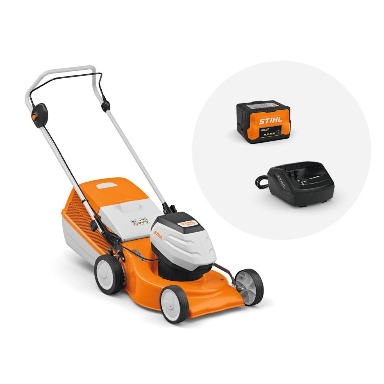 100009536 Akku-Rasenmäher RMA 248 Set - inkl. Akku AK 20 und Ladegerät AL 101